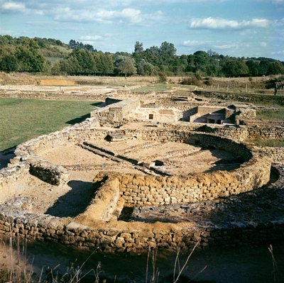 View of the Thermal Baths by Gallo Roman